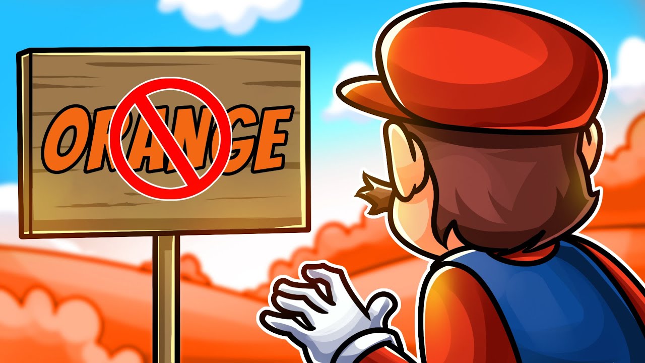 Every Mario Game but You Can't Touch ORANGE
