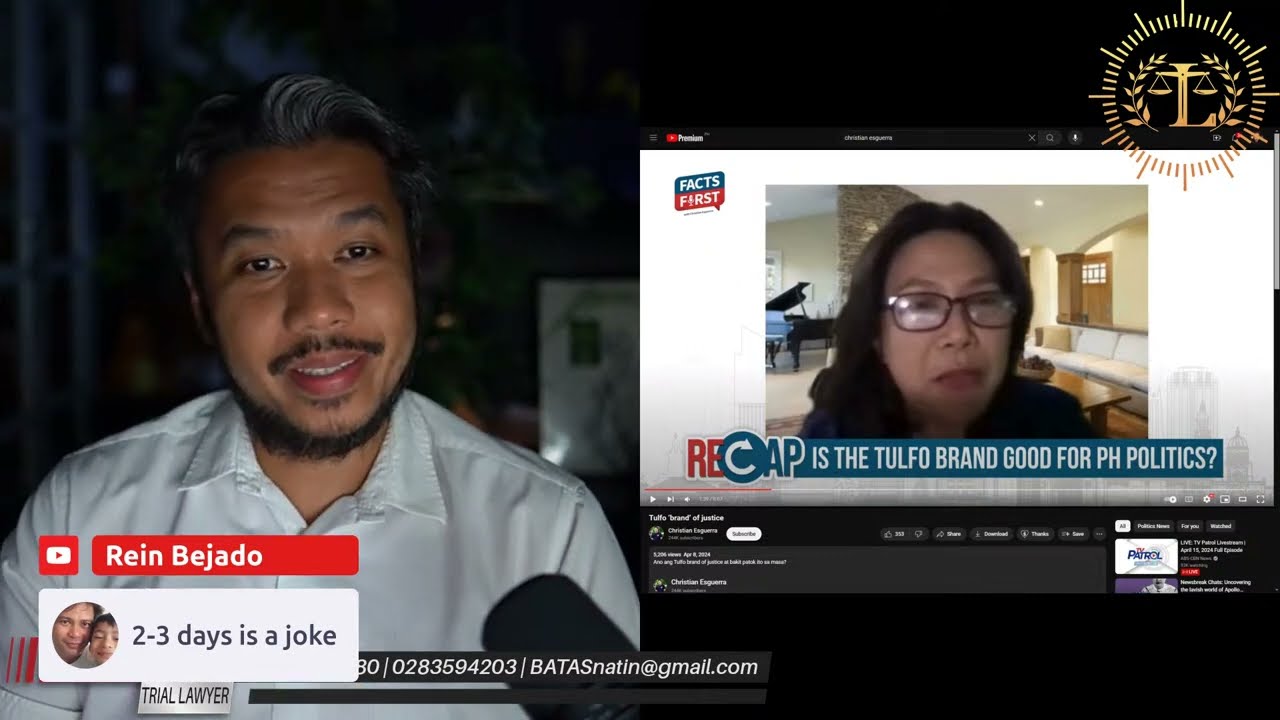 RAFFY TULFO BRAND HINDI MAGANDA PARA SA PILIPINAS feat CHRISTIAN ESGUERRA