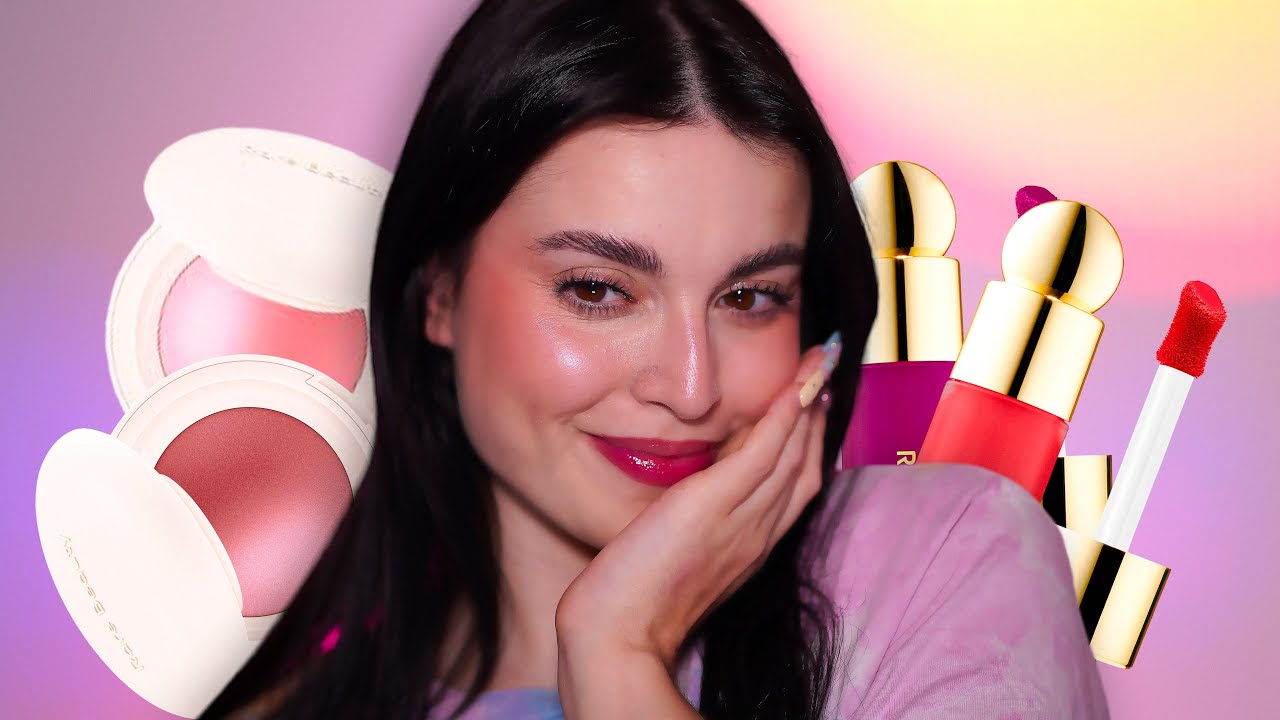 RARE BEAUTY LUMINOUS BLUSH VS LIQUID BLUSH (swatchs de toutes les teintes) 💕