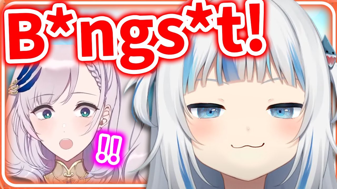 Reine Teaches Gura a VERY BAD Indonesian Word 【Hololive】