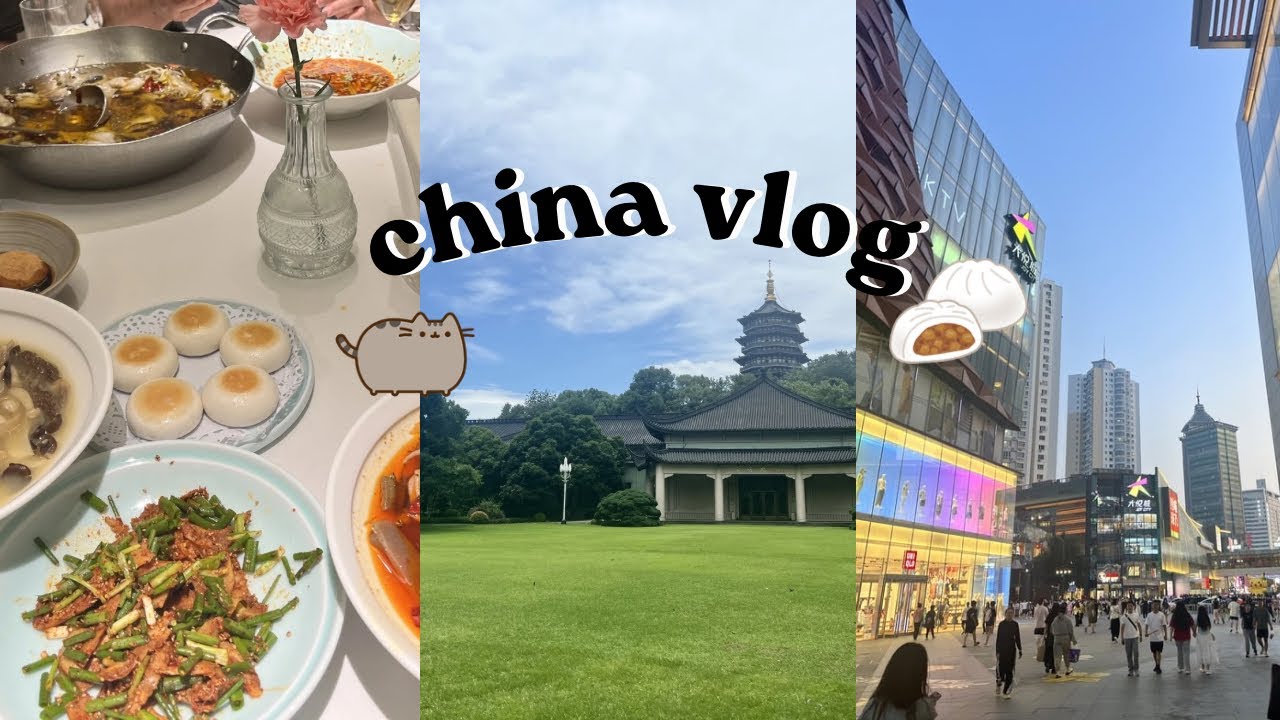 china vlog 🪷 | scenic towns, lakes, food, rain
