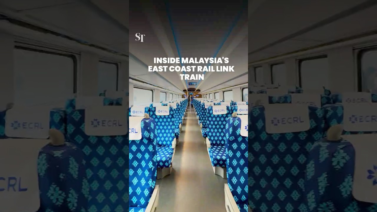 Inside Malaysia's East Coast Rail Link train