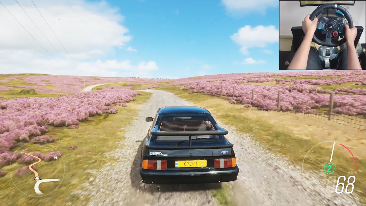 Ford Sierra Cosworth RS500 - Forza Horizon 4 | Logitech g29 gameplay