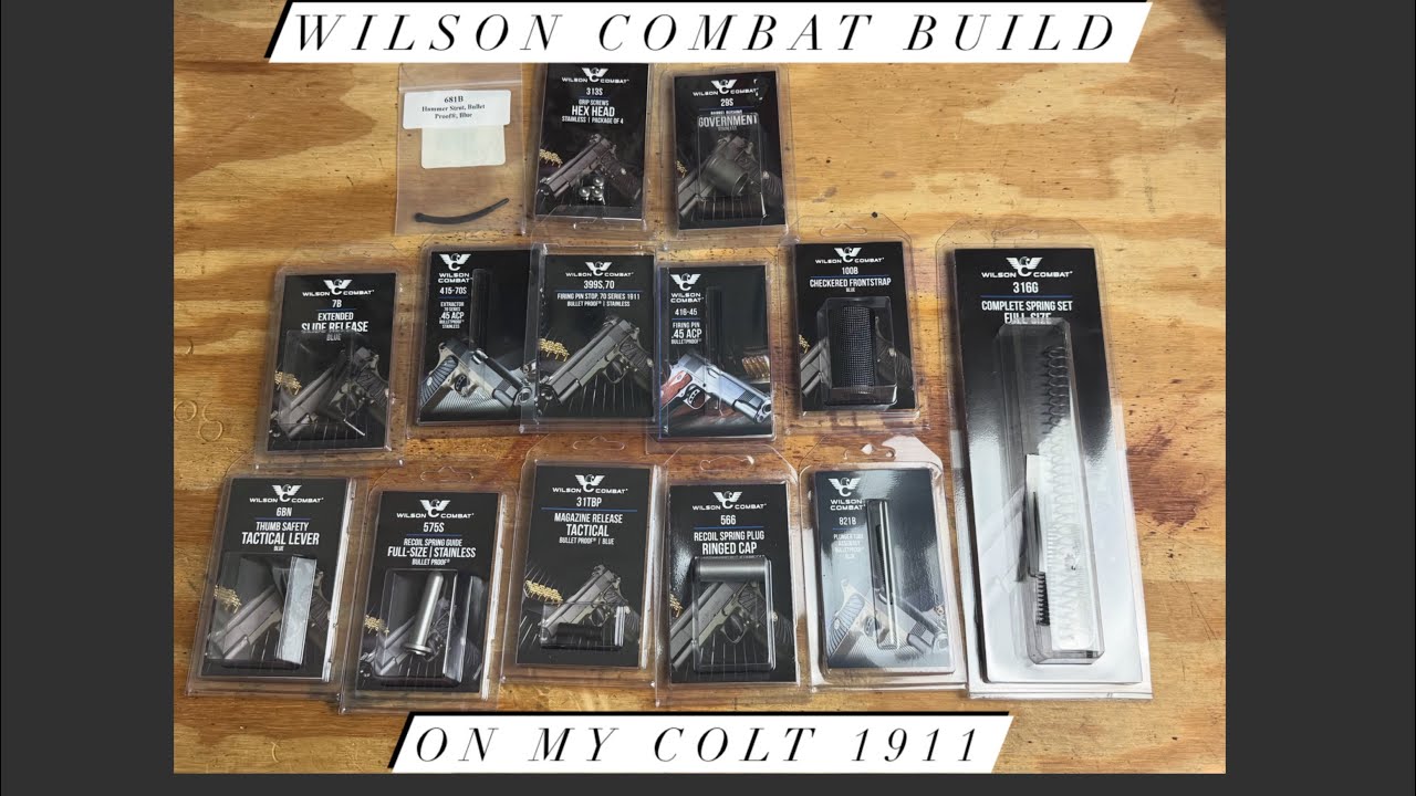 Тюнинг Colt 1911 запчастями от Wilson Combat