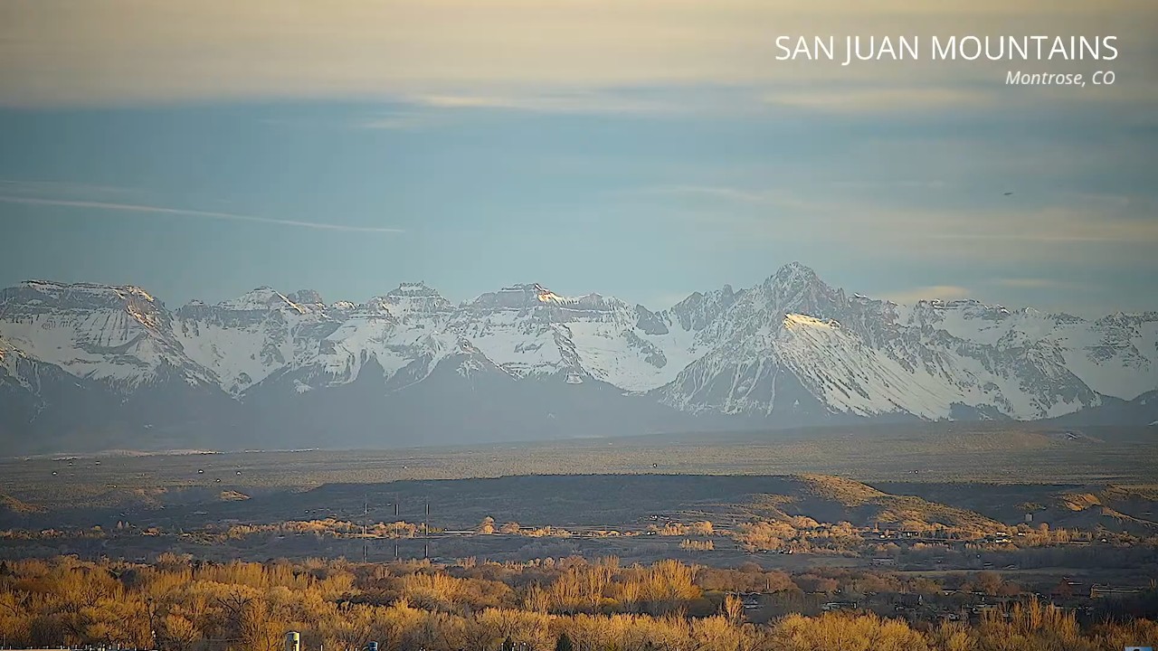 San Juan Mountains Live Stream - Montrose Colorado - February 27