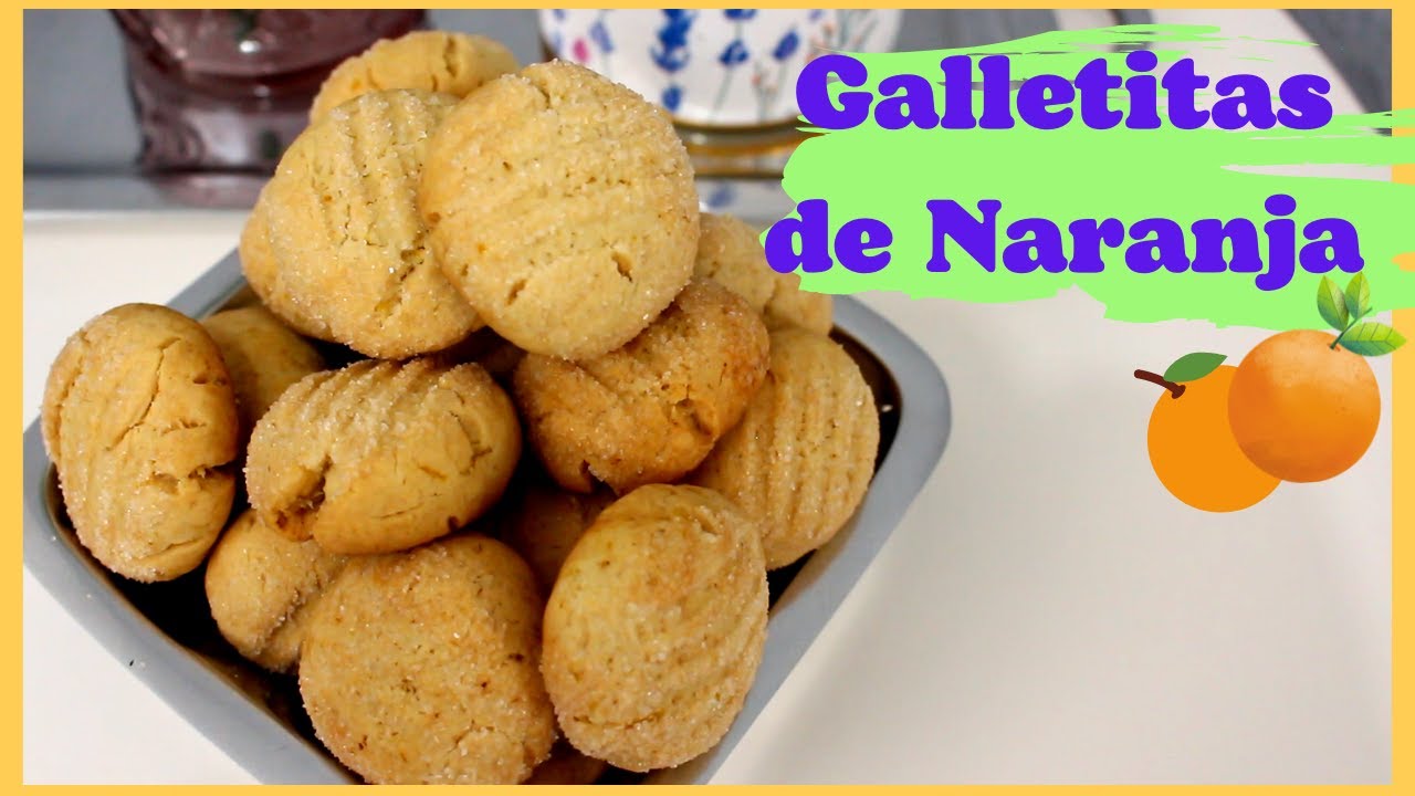 GALLETAS EXPRESS SABOR NARANJA!! RAPIDÍSIMAS DE HACER!!