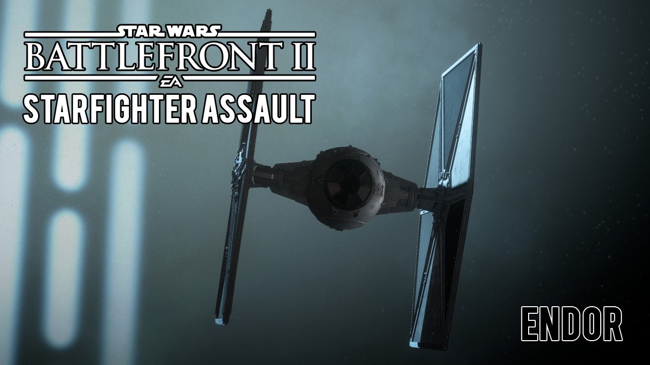 Star Wars Battlefront II: Starfighter Assault (PS4) no commentary - Endor TIE Fighter