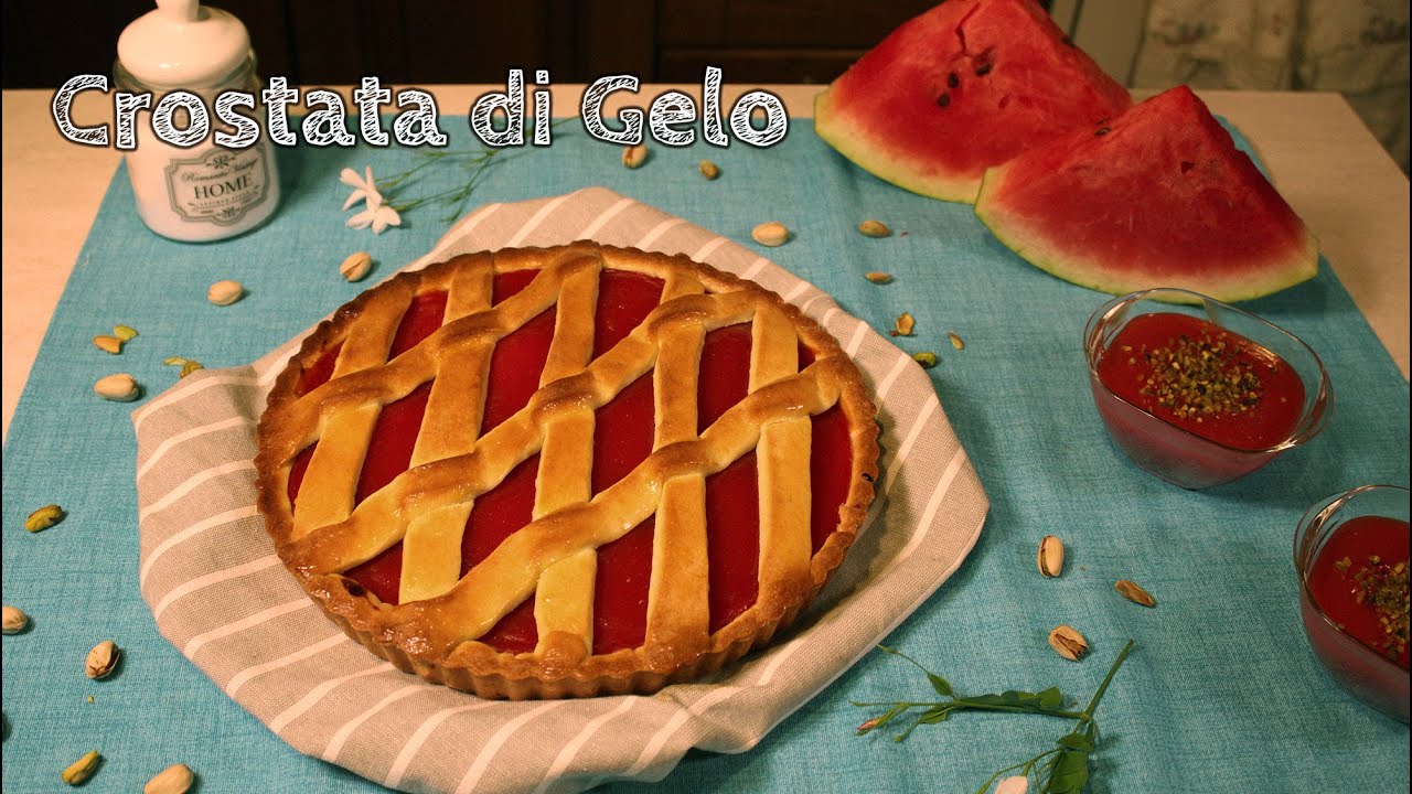 Crostata di Gelo di Mellone ... Grostata di anguria, dolce siciliano
