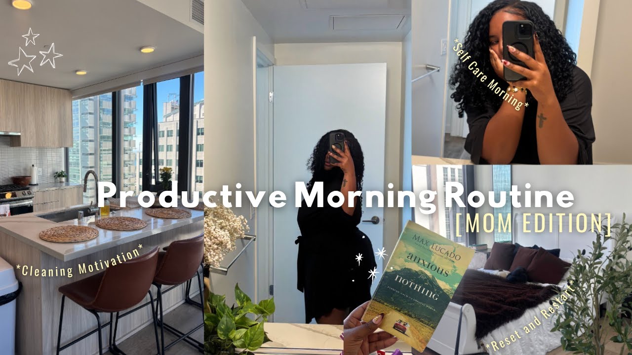My Productive Morning Routine as a Mom| 