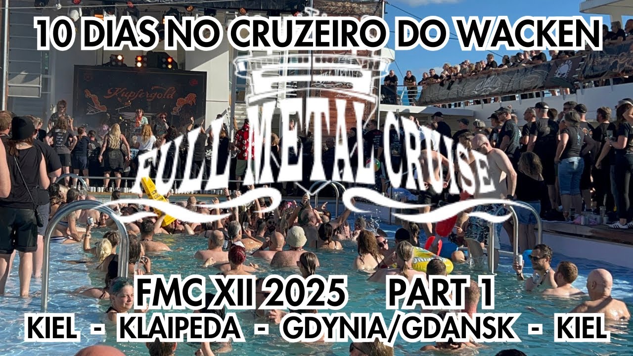 FULL METAL CRUISE 2025 part 1 - Kreator Soilwork Tina Guo Warkings Grailknights - cruzeiro do Wacken