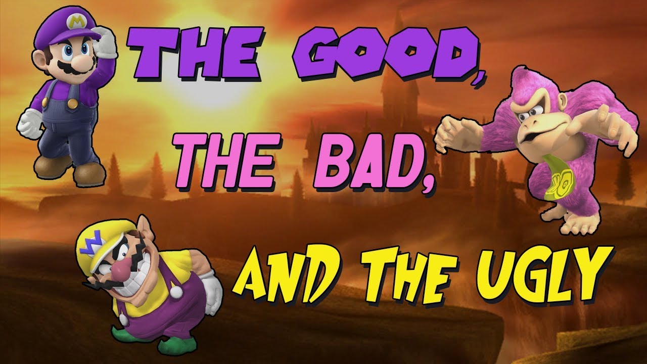 The Good, The Bad and The Ugly - SSB4 DK/Wario/Mario Montage