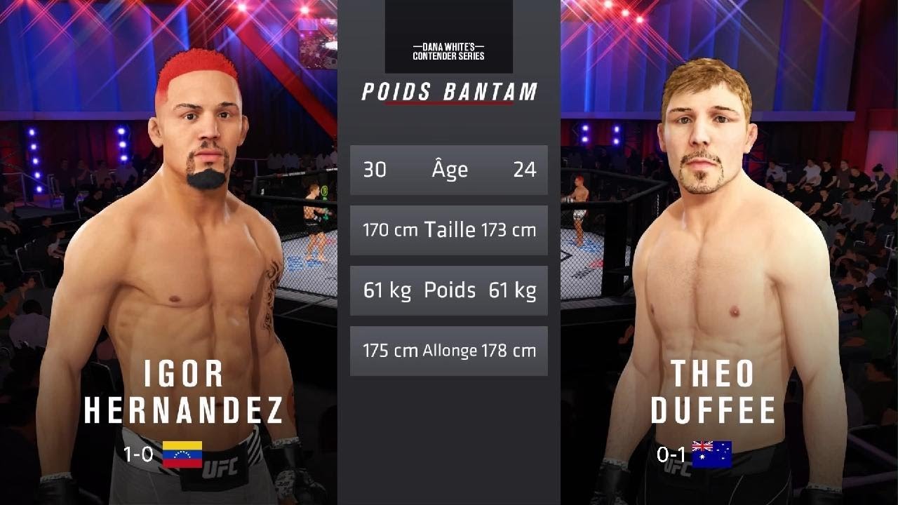 UFC 4 | Igor Hernandez (1-0) vs Theo Duffee (0-1) | Bantamweight | BL studio 18