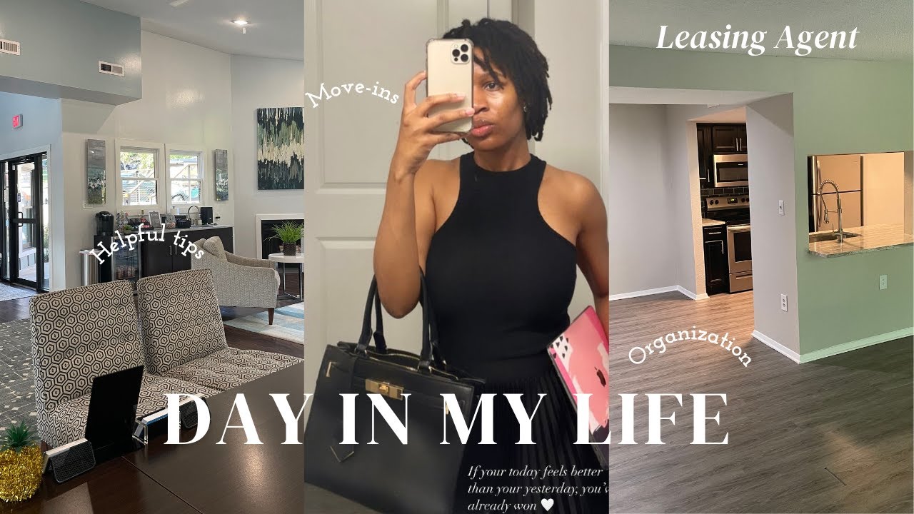 VLOG: a day in the life of a Raleigh leasing consultant + tips on how to become a better agent ♡