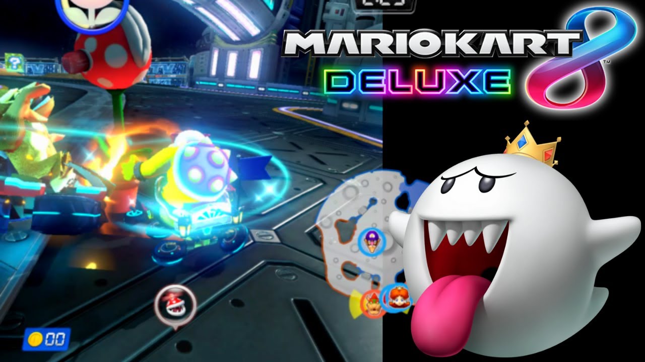 Mario Kart 8 Renegade Roundup as King Boo and Roy