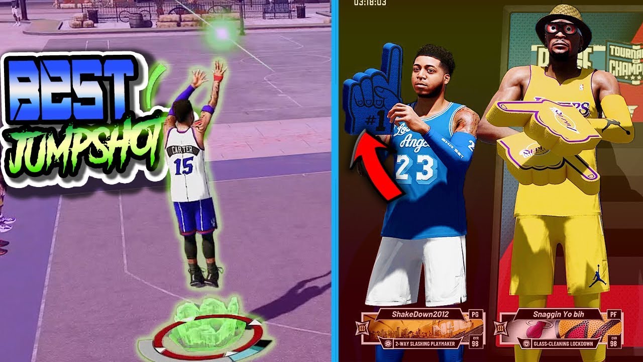 BEST JUMPSHOT For LOW Rating Guard Builds / FOAM Finger Poster? - NBA 2K20