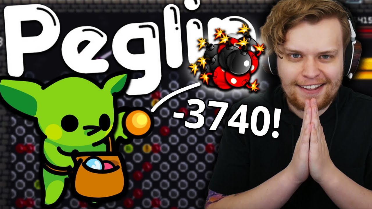 Bombs are INSANELY good in Peglin