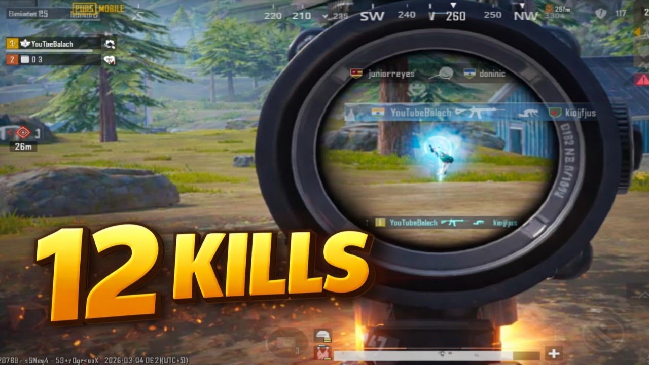 To Day I am Play Best Game Achieve 12 Kills 