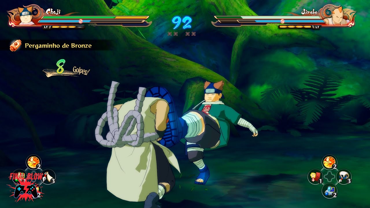 CHOJI vs JIROBO - Naruto Storm 4 Anime Sagas (HARDEST AI)