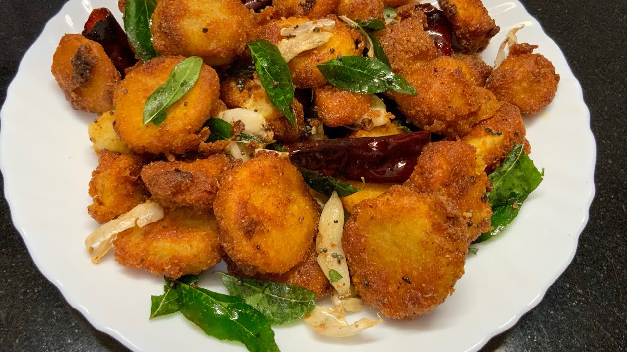 மொறு மொறு சேப்பங்கிழங்கு வறுவல்/Cheppankilangu roast in tamil/Arbi fry recipe in Tamil/seppankilangu
