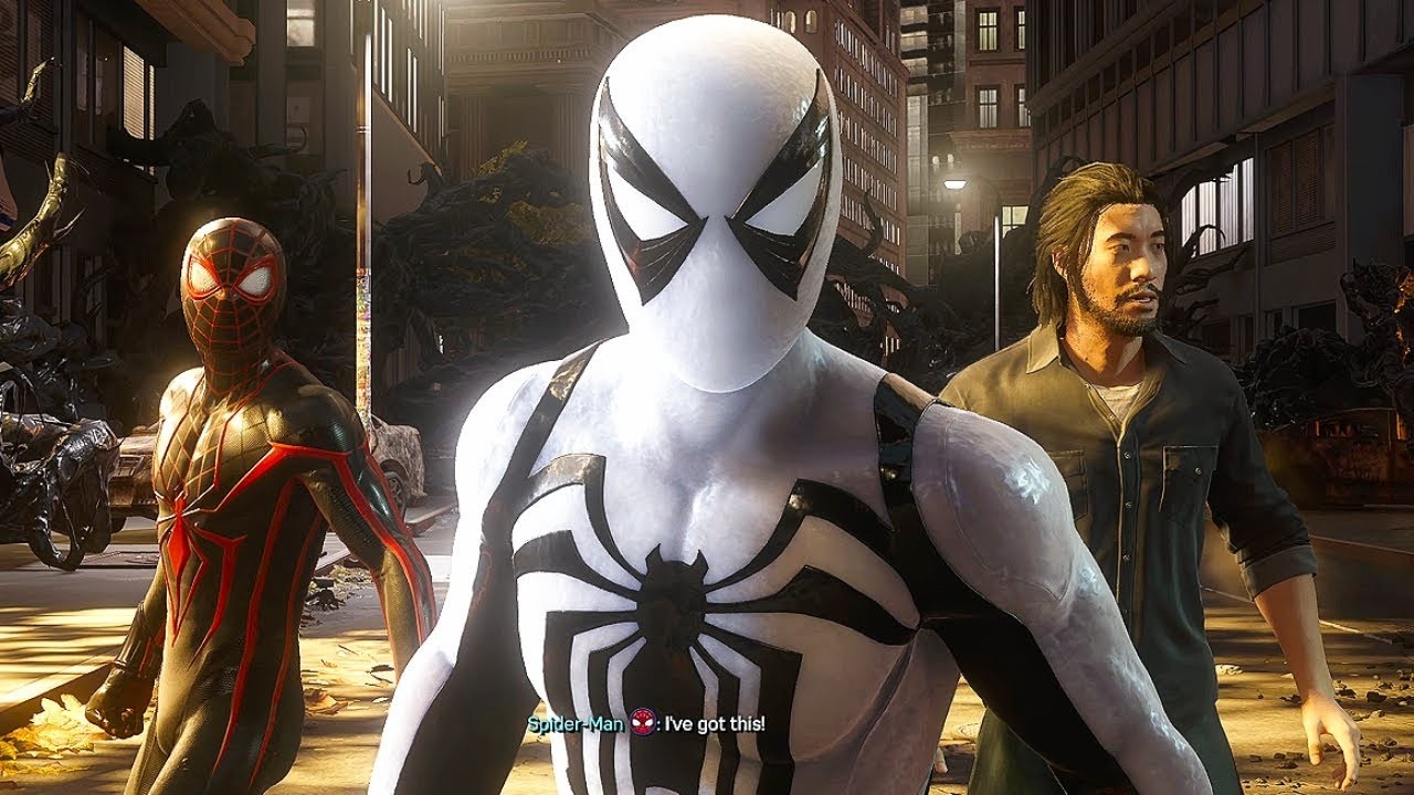 Spider-Man Gets Anti-Venom Suit Transformation Scene - Marvel's Spider-Man 2