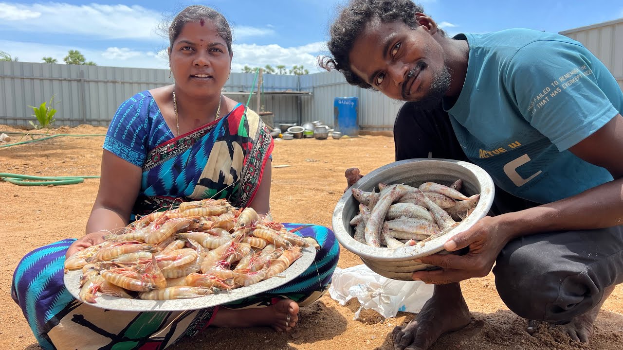 என்னோட தம்பி ரெண்டு மாசத்துக்கு அப்புறம் போட்டு கடலுக்கு போய் புடிச்சுட்டு வந்த மீன்