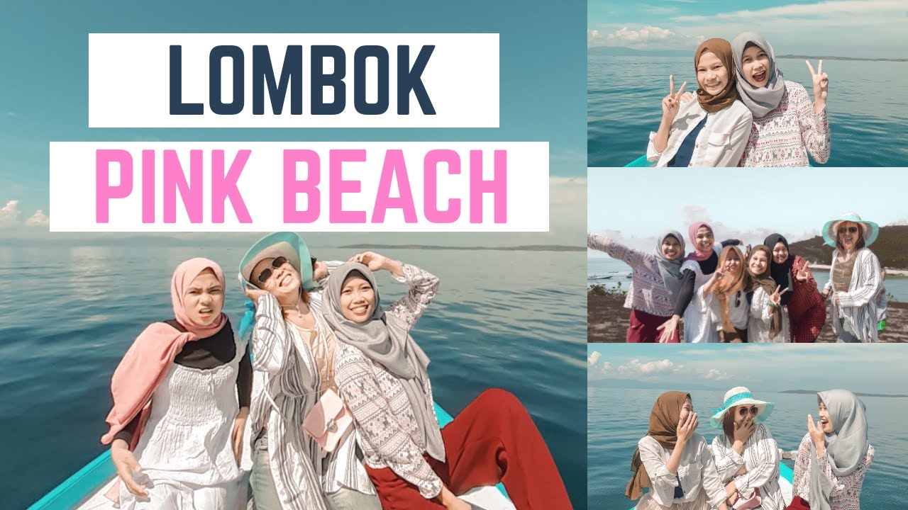 DIKIRA ORANG KOREA LAGI LIBURAN KE PANTAI PINK PULAU LOMBOK | Dini Maulidia
