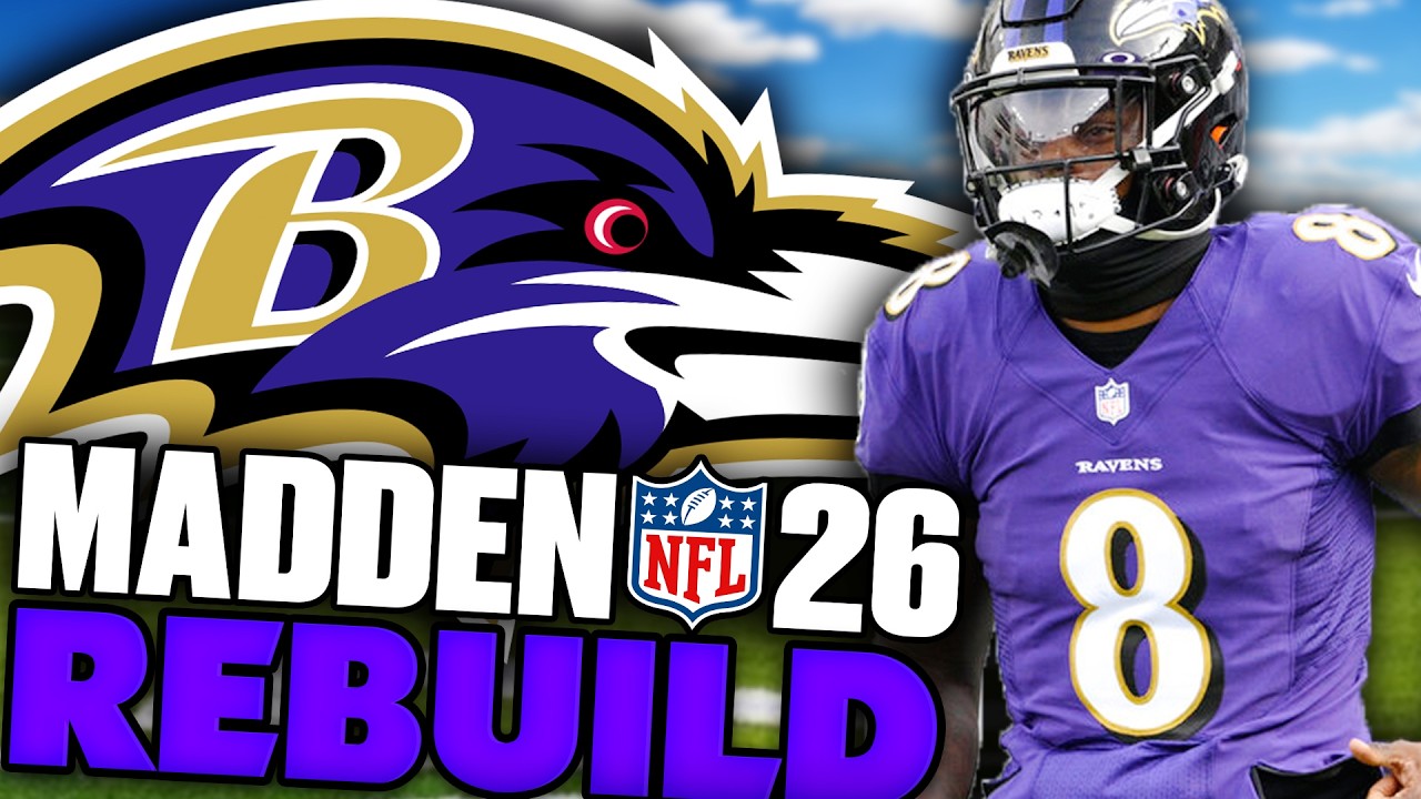 I Drafted an 87 Overall Rookie! Rebuilding The Baltimore Ravens on Madden 26 Franchise