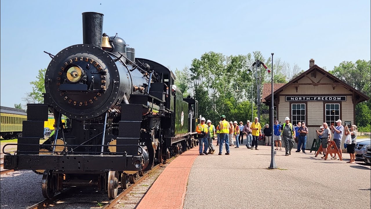 CNW 1385 Back on the Rails at Mid-Continent Railway Museum 07-14-2025