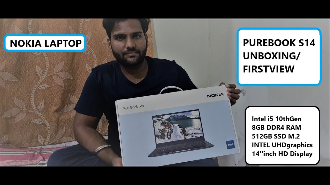 NOKIA PUREBOOK S14 UNBOXING