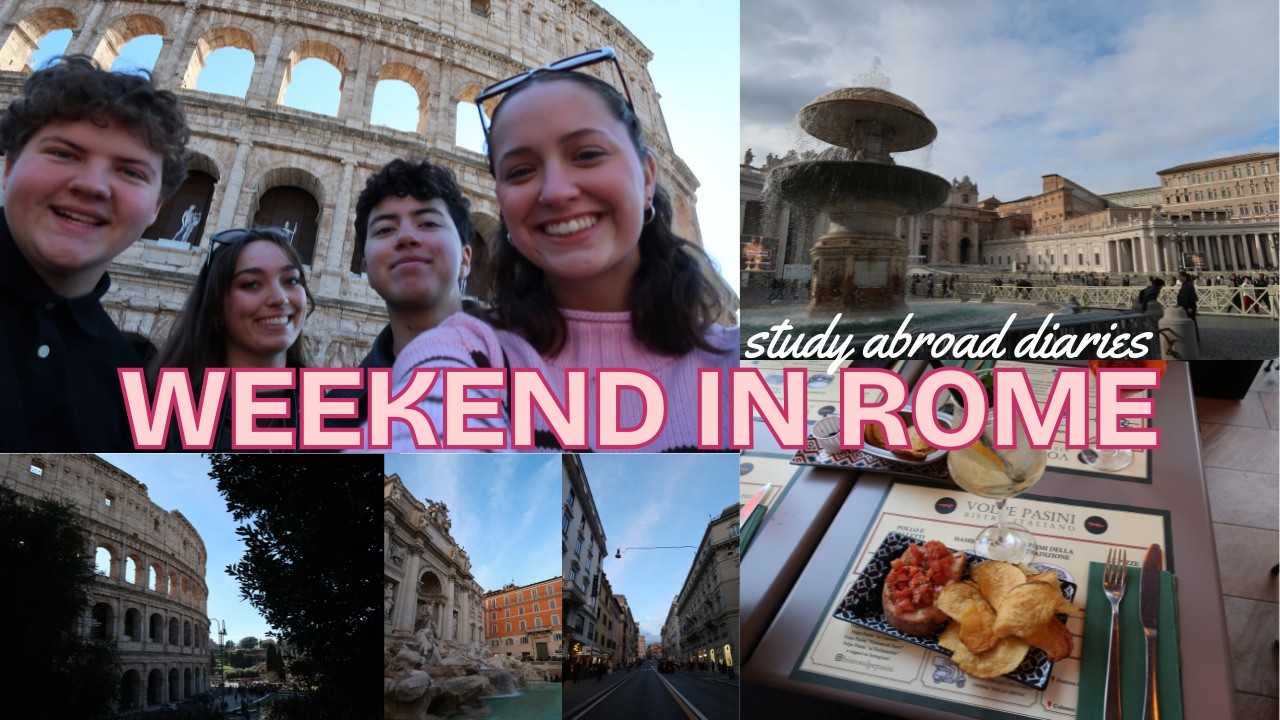 a weekend in Rome!!! (plus a bit of Barcelona on accident...)
