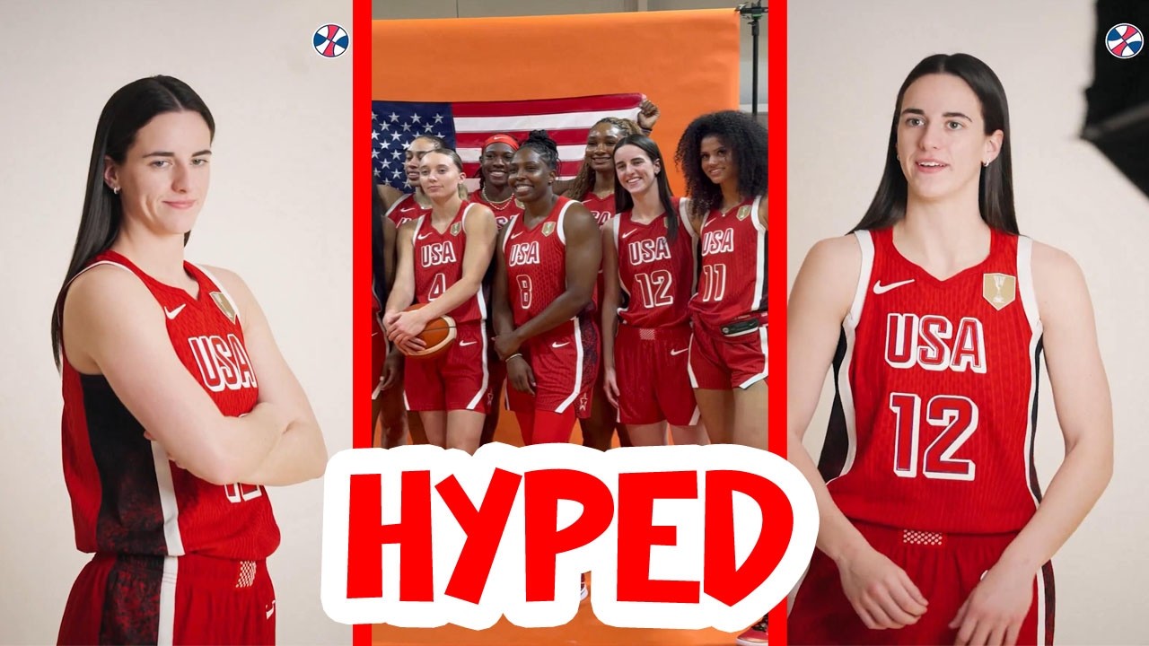 Caitlin Clark Stuns In Team USA Photoshoot With Angel Reese And Paige🔥 Clark Looks Incredible🔥