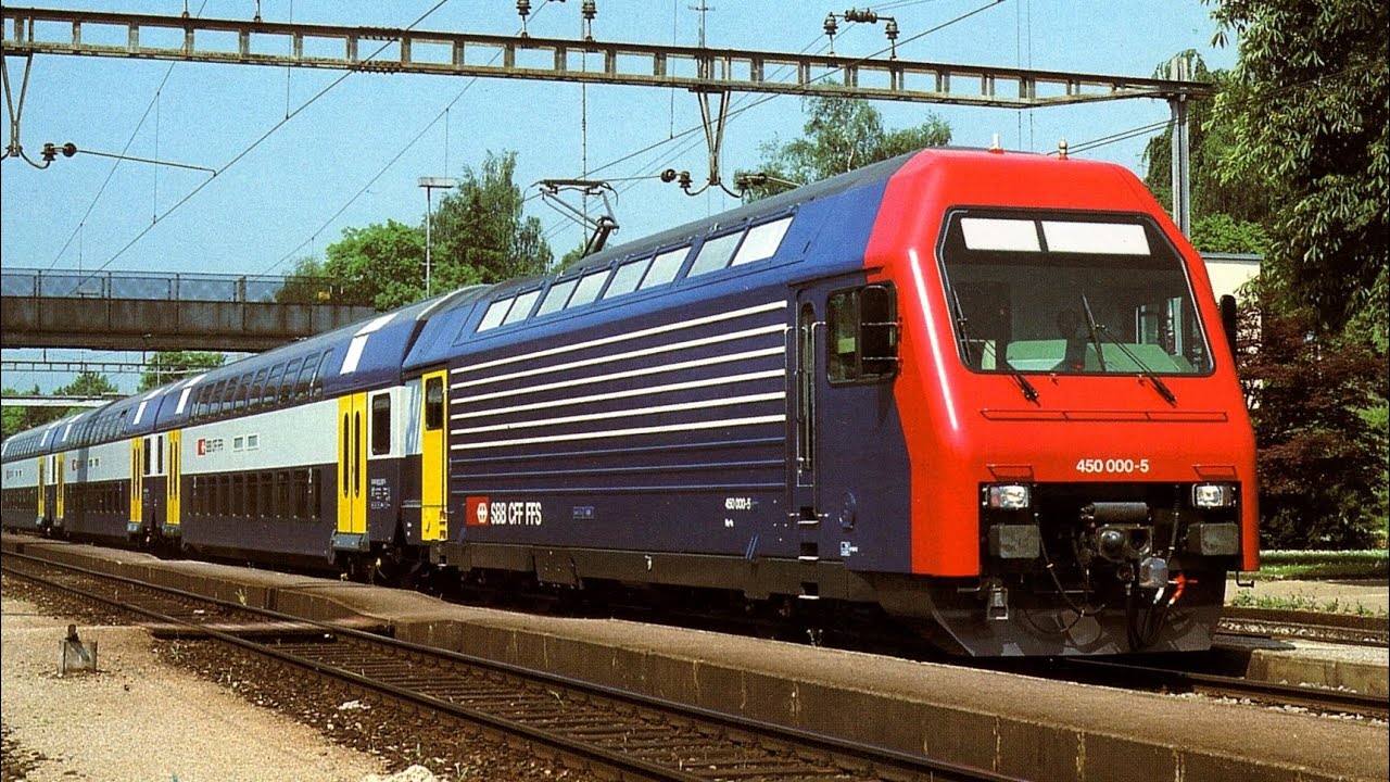 SBB Re 450 / Führerstand (Lok) Mitfahrt / Baujahr 1989 / Winter 2018