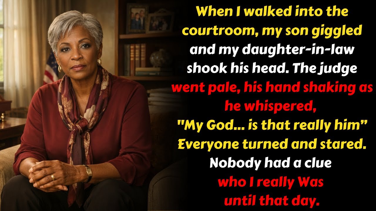 When I walked into the courtroom, my son laughed, and my daughter-in-law looked away....