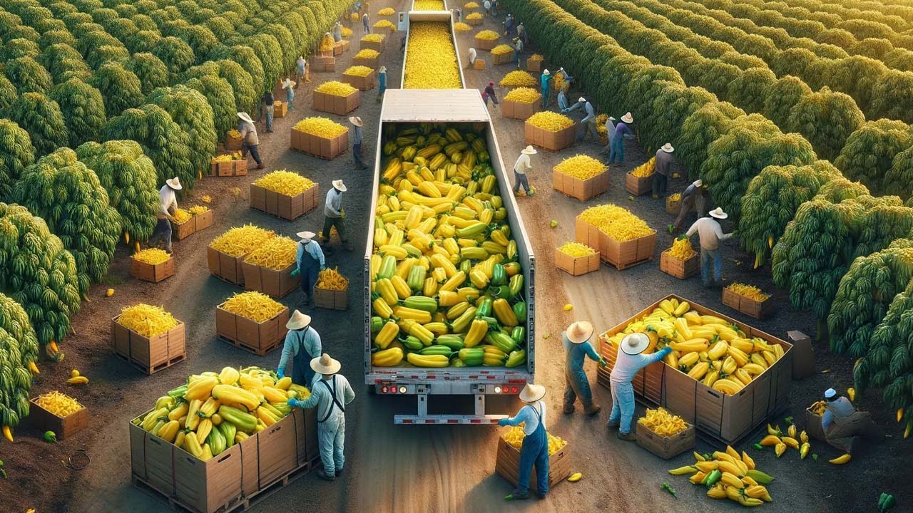 Os Agricultores Americanos Colhem Desta Forma Milhões De Toneladas De Frutas E Legumes