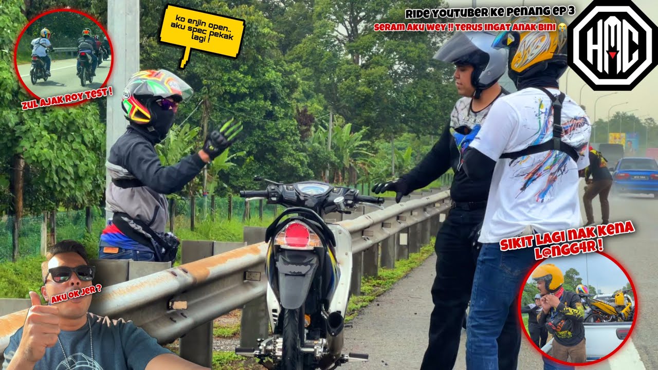 ZUL ajak ROY TEST lagi !🤣| SERAM Wei !! nak KEN4 L@NGG4R 😭| RiDE PENANG ep 3