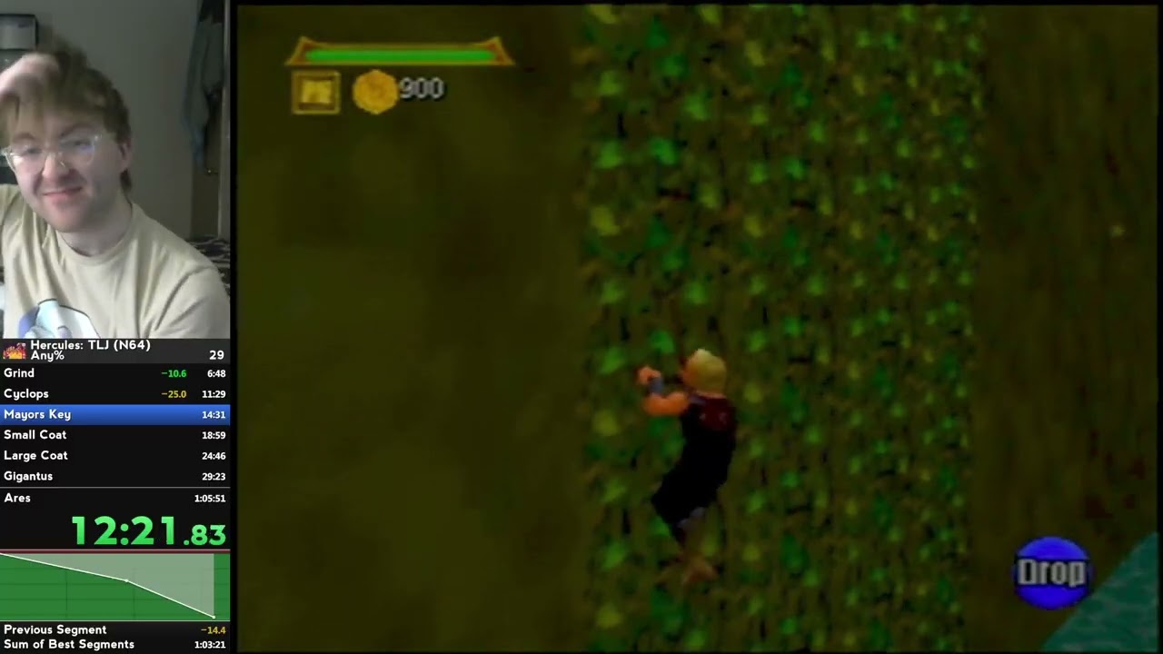 Hercules N64 Any% Speedrun in 1:04:50