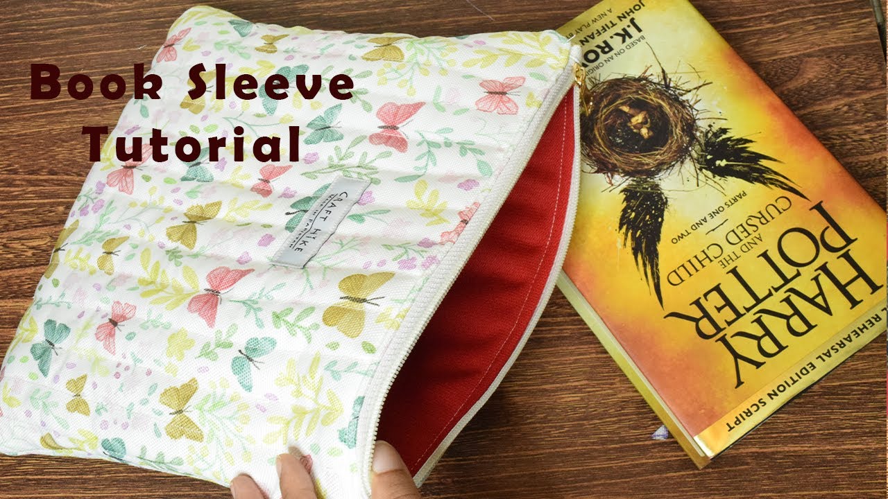 Мягкий чехол для книги на молнии своими руками | Стеганая обложка для Kindle | Мастер-класс по шитью