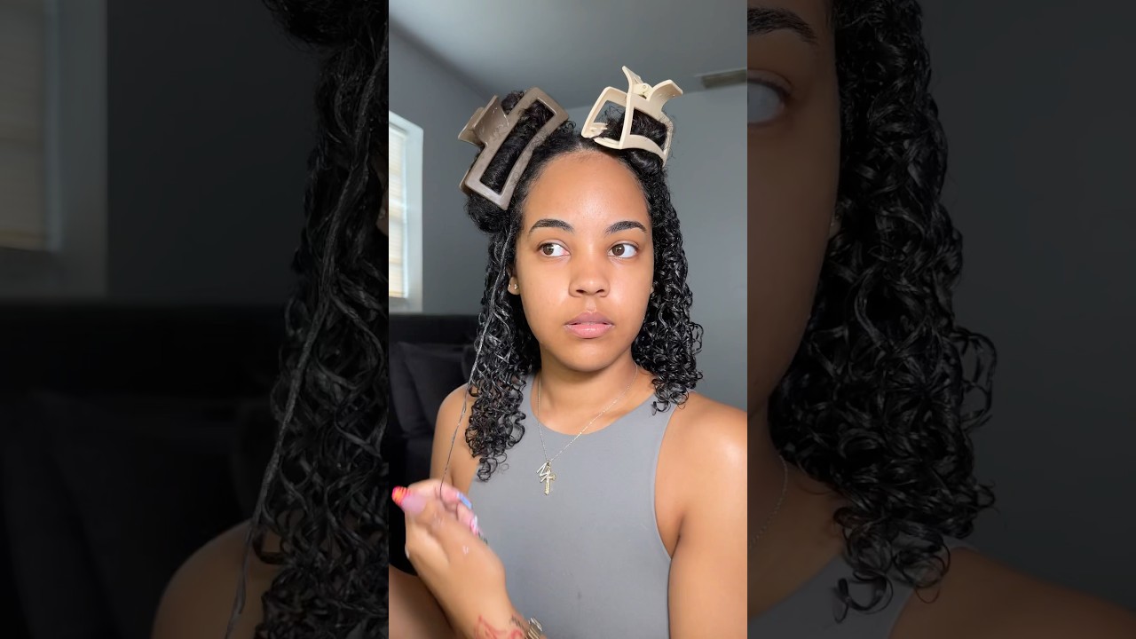 Cream + gel styling combo on 3b/3c curls 🫧 #haircare #curlyhair #routines #inspiration #hair