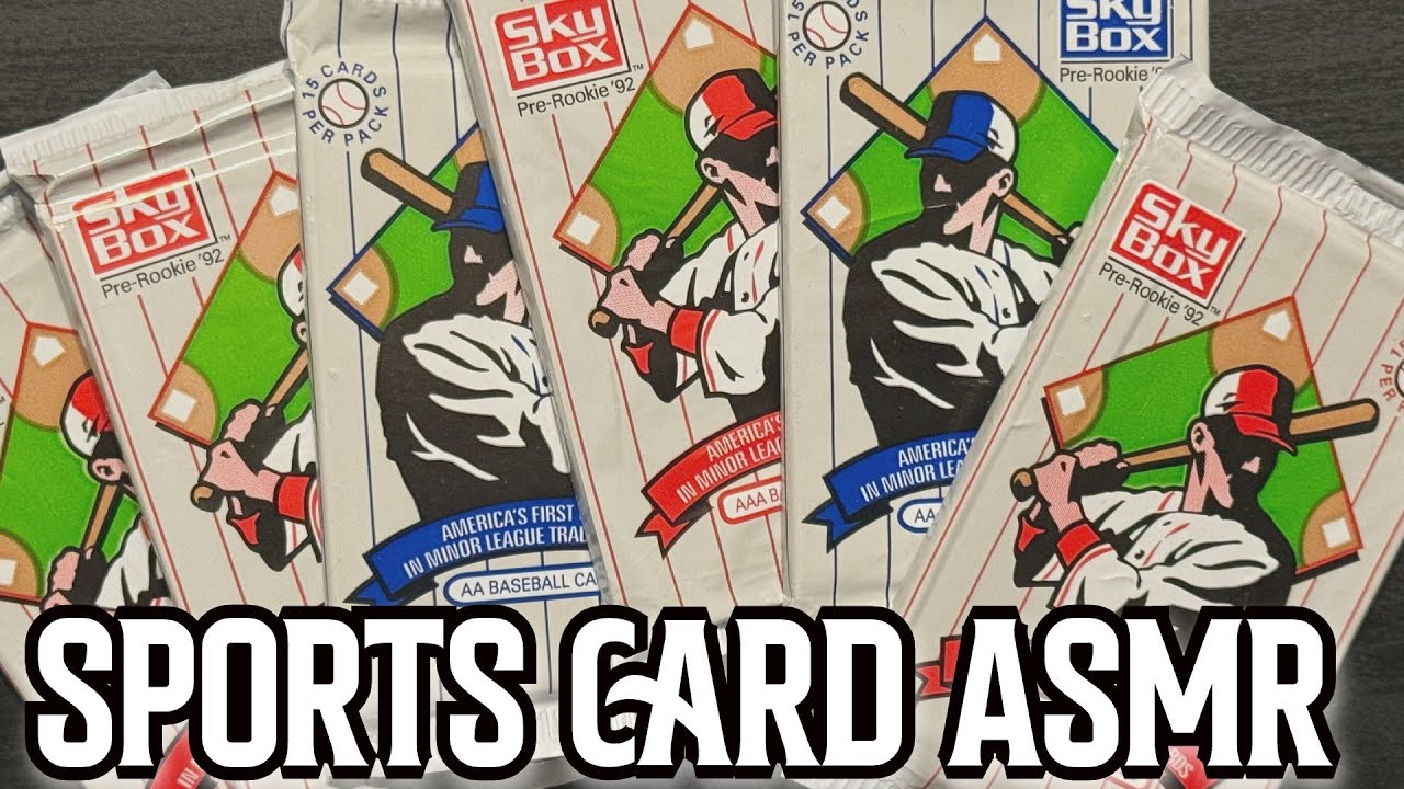 Future MAJOR LEAGUE stars found | ASMR sounds and triggers | Sports Card ASMR