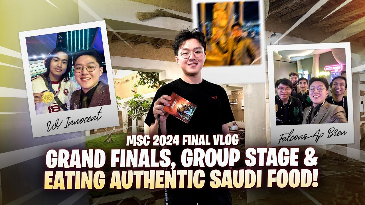 MSC 2024 FINAL VLOG! GRAND FINALS ,KNOCKOUT STAGE & EATING AUTHENTIC&nbsp;SAUDI&nbsp;FOOD!