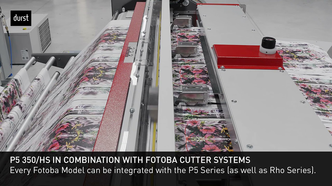 P5 350 HS in Combination with Fotoba Cutter Systems