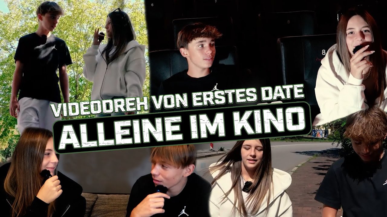 Alleine im Kino - Melina & Luca beim Videodreh von - Erstes Date - // VDSIS