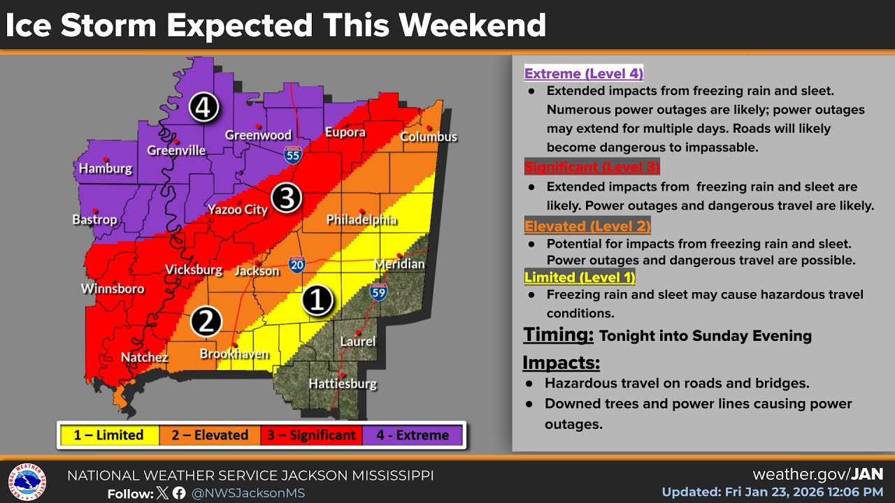 NWS Jackson Special Winter Weather Briefing: January 23, 2026