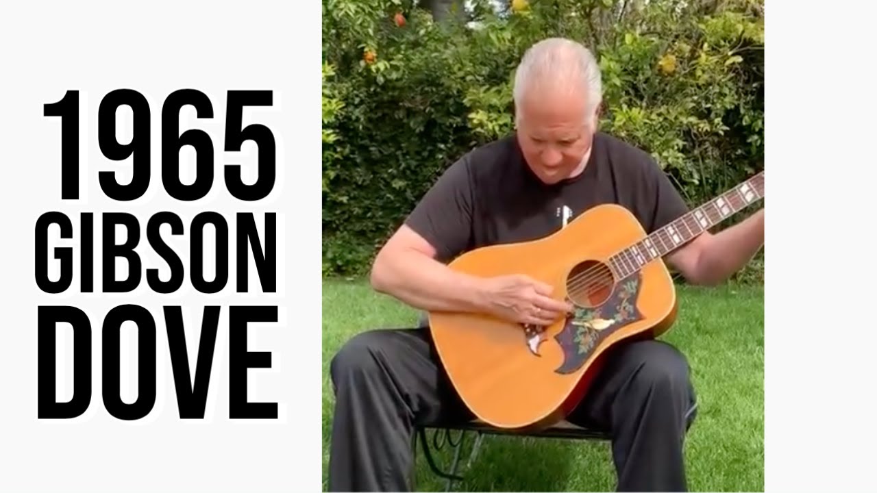 Norm playing his 1965 Gibson Dove | Norman's Rare Guitars
