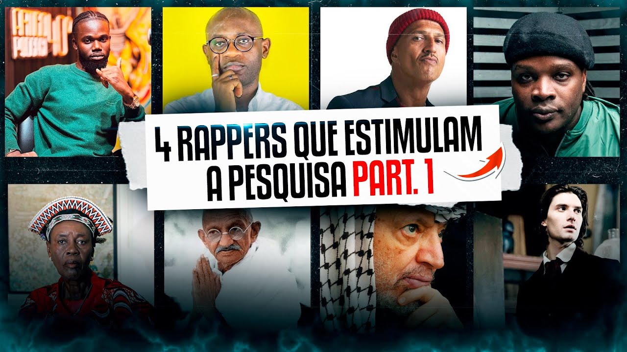 CDR #5 - 4 Rappers Que Estimulam a Pesquisa| Part 1 