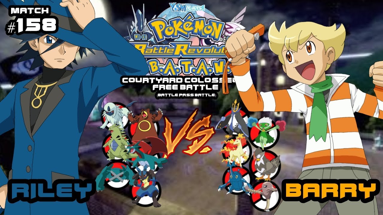 Pokemon Battle Revolution BATAW (Wi-Fi Battles) Match #158: Riley vs. Barry
