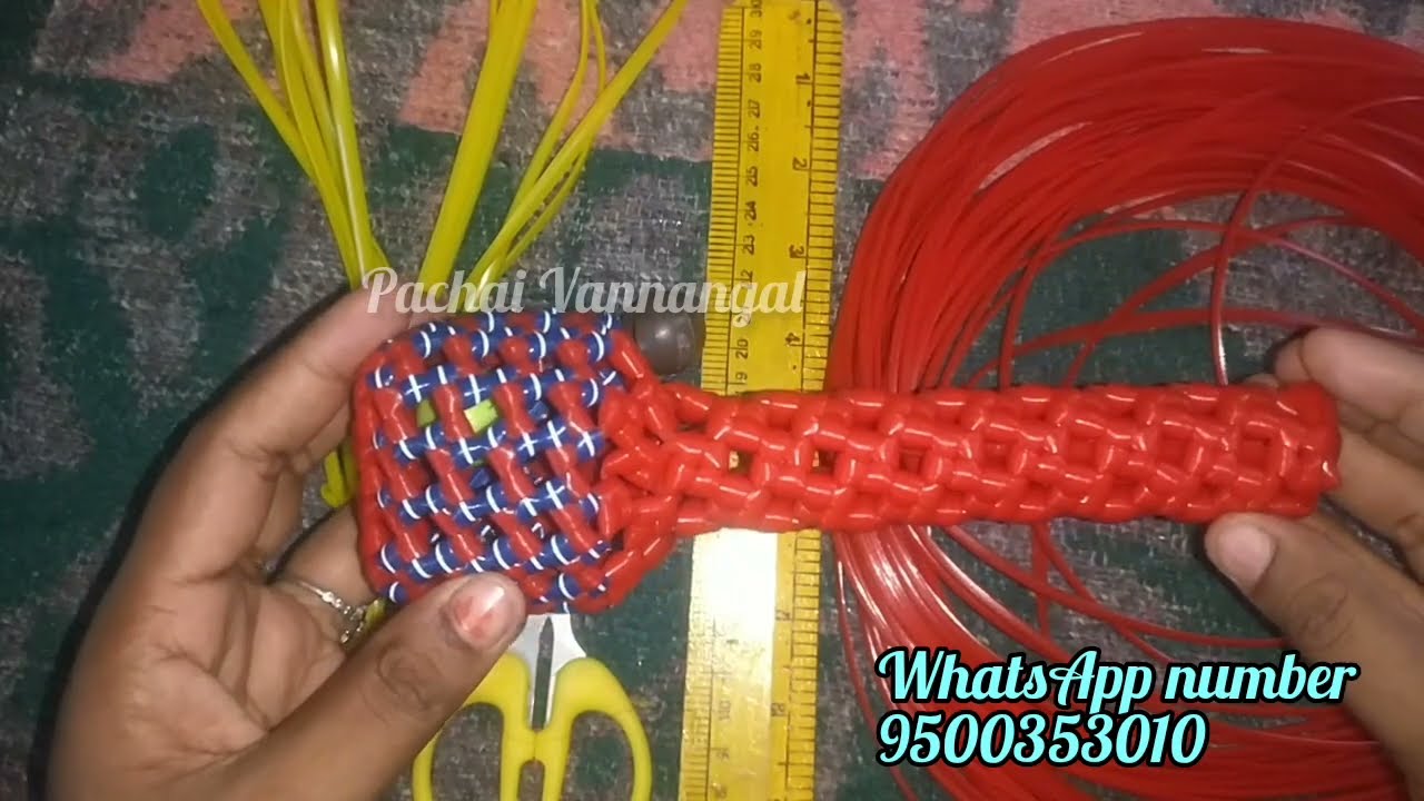 plastic wire Baby rattle toy #koodai #plastic #wire #pachaivannangal #kutty