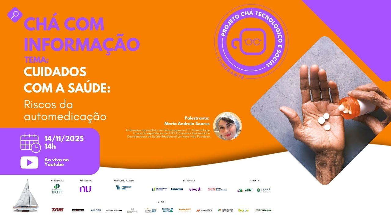 WEBNAR | Tema: Cuidado com a saúde: riscos da automedicação