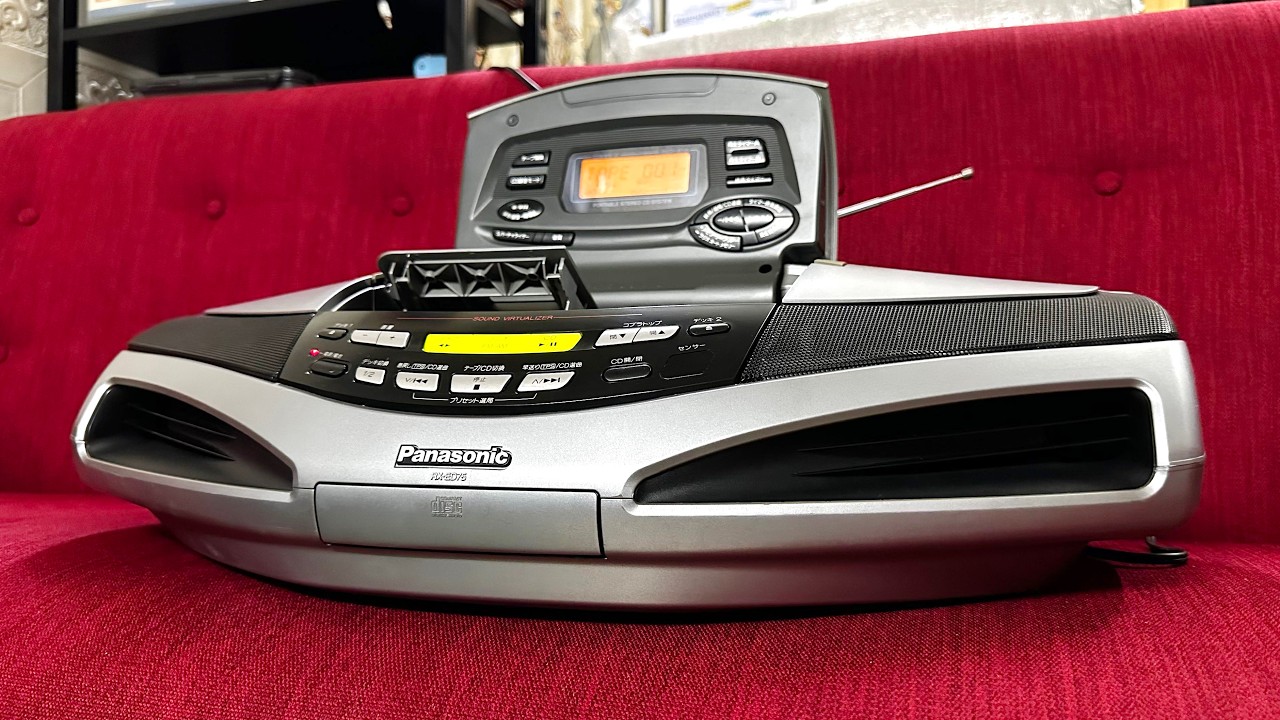 Bán Đài Panasonic Boombox RX-ED75 NGHE HAY - BÀY ĐẸP - KIỂU DÁNG ĐẸP MẮT | LH: 0876.35.6666