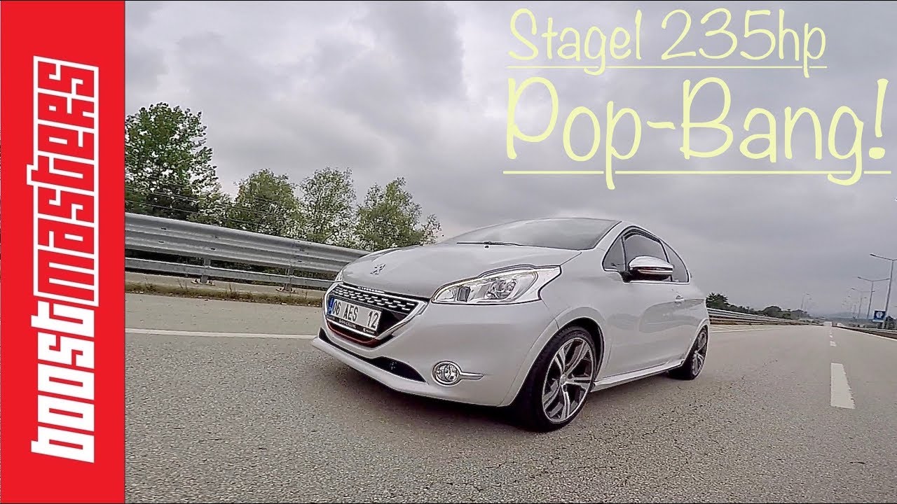 235HP! Pop-Bang Peugeot 208 GTi Stage1